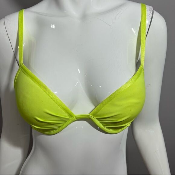 Victoria's Secret Lime Green Top/Delia's Abstract Print Bikini --‎ S & 34B - Picture 5 of 11